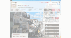 Desktop Screenshot of hotelescalle1.com